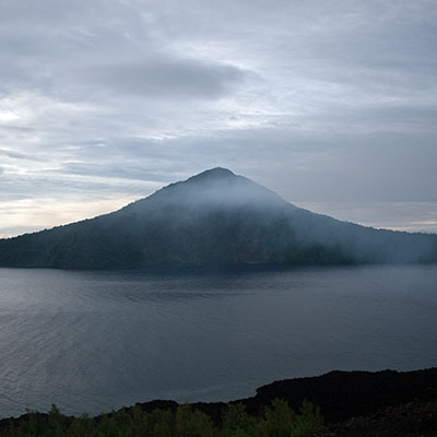 Am Ort der Katastrope von 1883: Krakatau