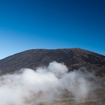 Zwei Wanderungen am Vulkan Piton de la Fournaise 