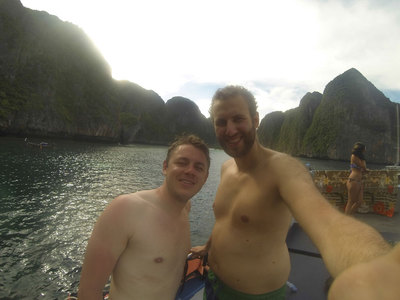 Selfie auf dem Boot